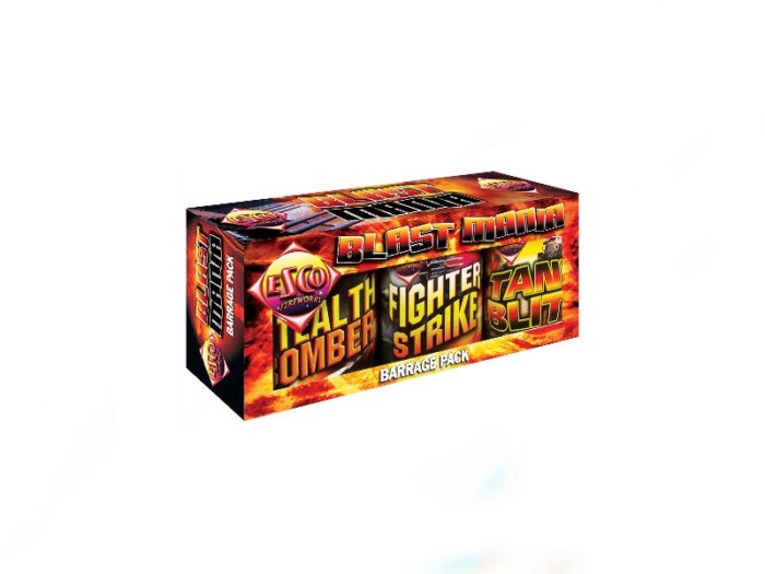 blast mania multishot diy display pack small garden firework