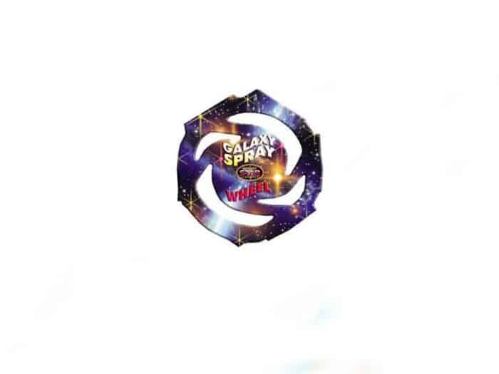 galaxy spray wheel low noise firework