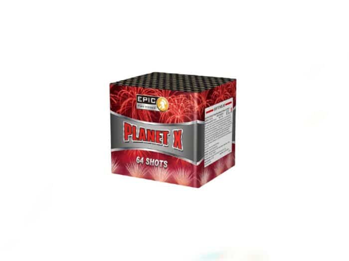 planet X epic barrage cake firework