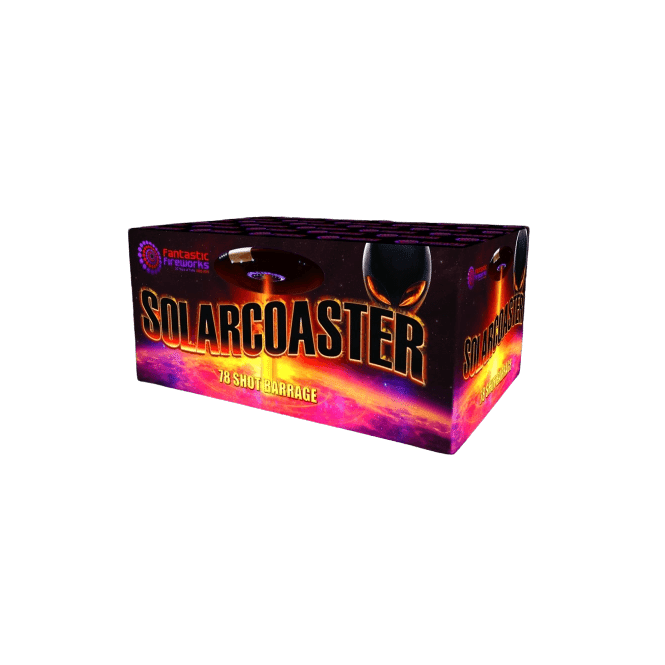 solarcoaster fantastic fireworks cake barrage multishot single ignition